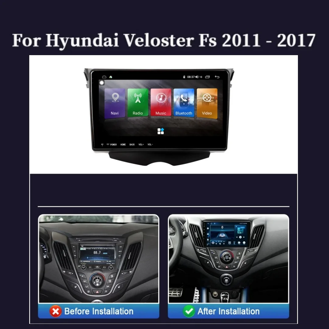 9''Car Radio Multimedia Video GPS For Hyundai Veloster Fs 2011-2017 Android 13 Wireless Carplay Navigation Touch Screen Stereo
9''Car Radio Multimedia Video GPS For Hyundai Veloster Fs 2011-2017 Android 13 Wireless Carplay Navigation Touch Screen Stereo