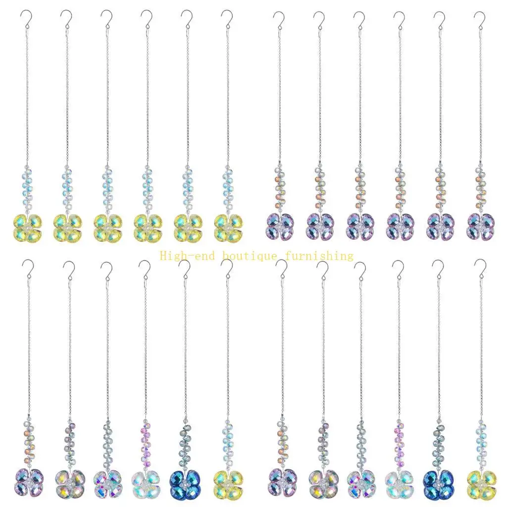 L9NB Mineral Shamrock Sun Catchers Handmade Mineral Wind 6pcs for Backyard Use
L9NB Mineral Shamrock Sun Catchers Handmade Mineral Wind 6pcs for Backyard Use