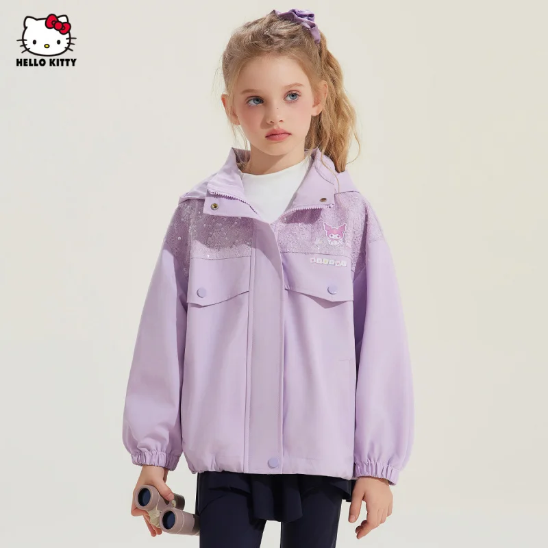 【Officially authorized】Girls Autumn Coat Purple sports casual jacket Stand Collar Lace Coat Suitable for casual outings Perfect
【Officially authorized】Girls Autumn Coat Purple sports casual jacket Stand Collar Lace Coat Suitable for casual outings Perfect