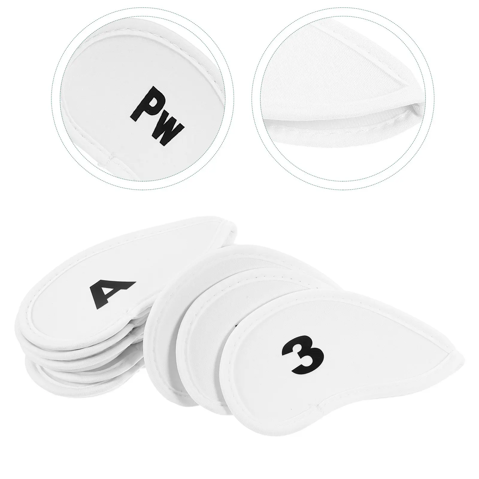 10Pcs Professional Golf Head Covers for Irons and Putters Anti-Wear Thickened Interior Protection Portable Club Covers Outdoor
10Pcs Professional Golf Head Covers for Irons and Putters Anti-Wear Thickened Interior Protection Portable Club Covers Outdoor
