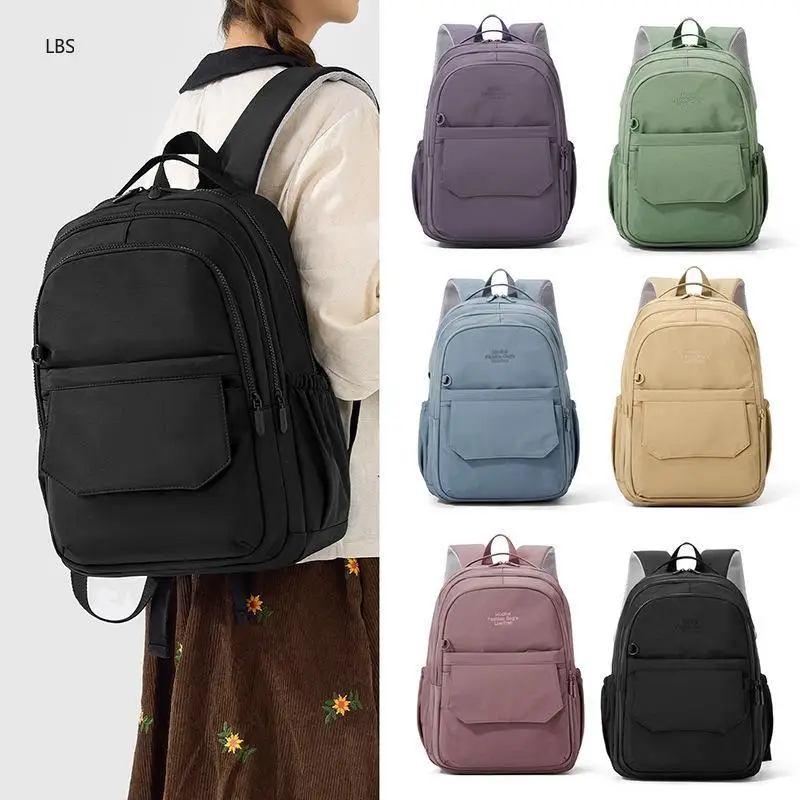 Nylon Backpack For Women 2026 New Large Capacity Light Fashion Casual School Bag
Nylon Backpack For Women 2026 New Large Capacity Light Fashion Casual School Bag