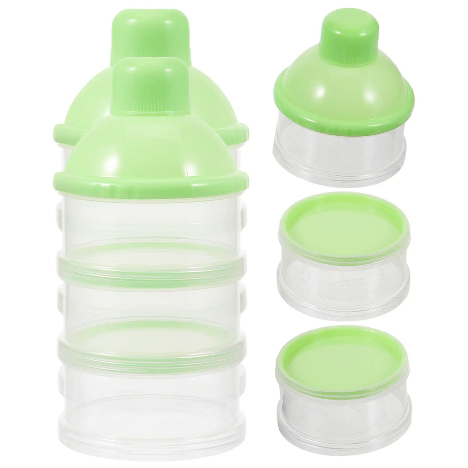 3Pcs Stackable Milk Powder Box 3 Compartments Baby Food Organizer Leakproof Funnel Lid for Formula Snacks Candy Travel Use
3Pcs Stackable Milk Powder Box 3 Compartments Baby Food Organizer Leakproof Funnel Lid for Formula Snacks Candy Travel Use