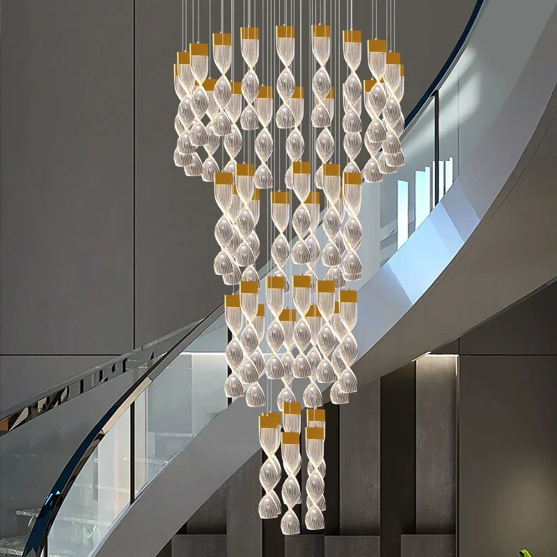 Black Staircase Chandelier Duplex Loft High-Altitude Hanging Lamp Dining Room Kitchen Island Home Interior Decoration Chandelier
Black Staircase Chandelier Duplex Loft High-Altitude Hanging Lamp Dining Room Kitchen Island Home Interior Decoration Chandelier
