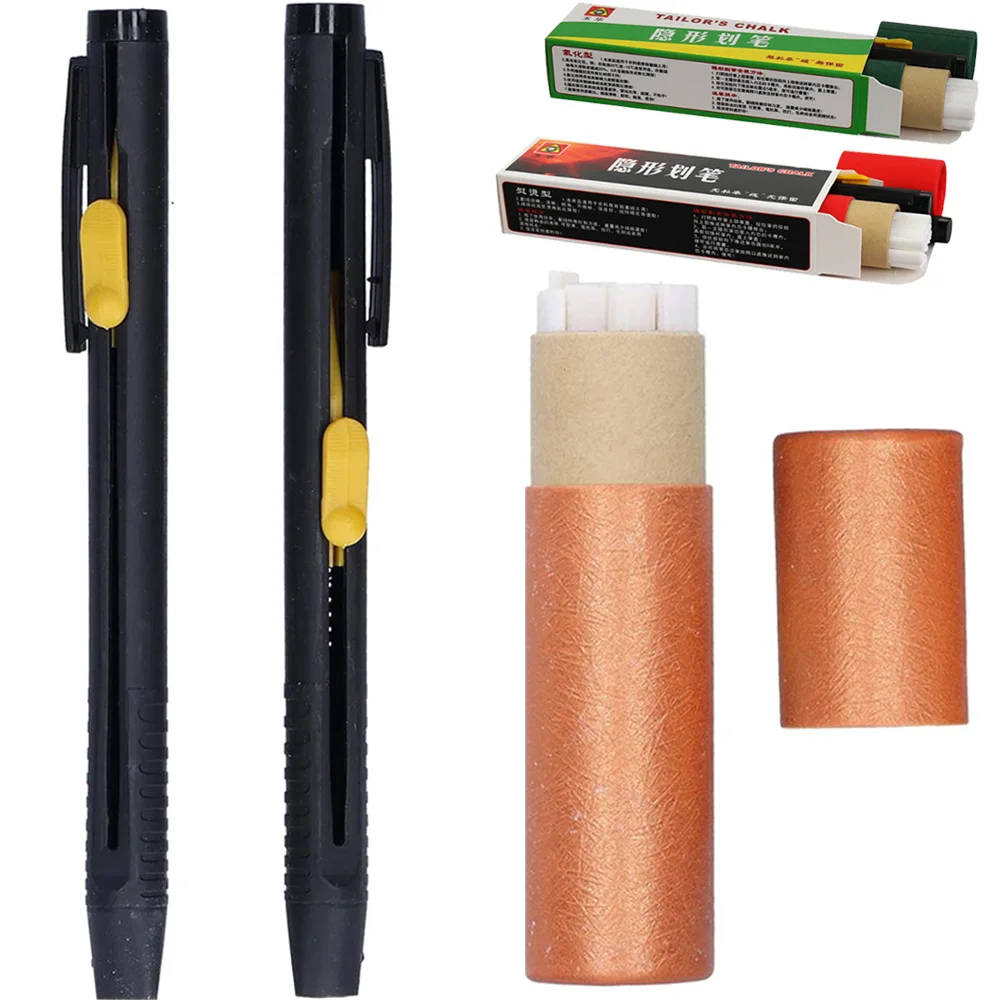 Tailors невидимый мел-карандаш в стиле пэчворк, исчезающие маркеры для ткани для рукоделия, швейная маркировка, мел, швейные аксессуары
Tailors невидимый мел-карандаш в стиле пэчворк, исчезающие маркеры для ткани для рукоделия, швейная маркировка, мел, швейные аксессуары