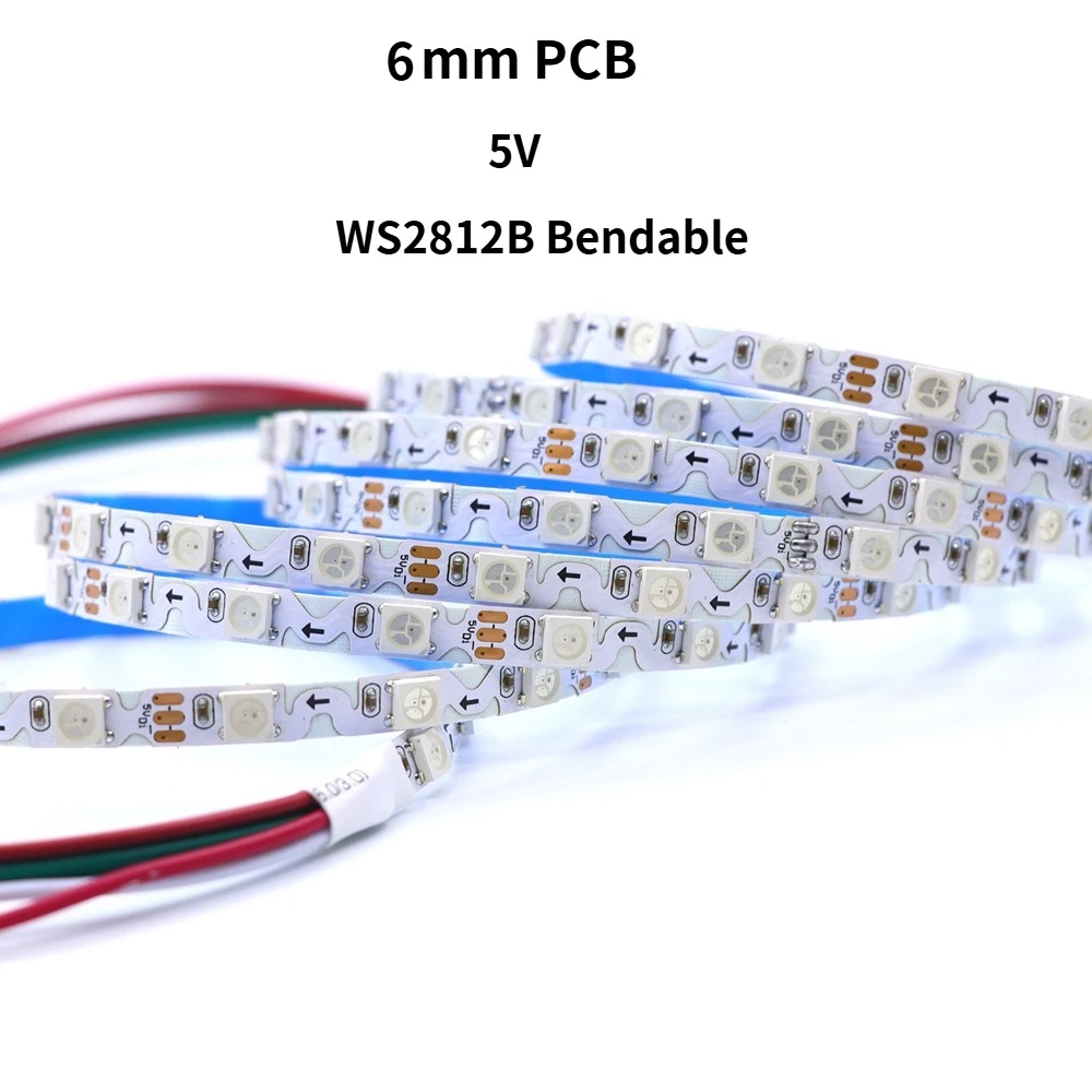1/2/3/4/5M S shape bendable type Addressable WS2812B 5mm 8mm PCB ws2812 RGB LED pixel strip 60leds 60pixels/m 5V full color
1/2/3/4/5M S shape bendable type Addressable WS2812B 5mm 8mm PCB ws2812 RGB LED pixel strip 60leds 60pixels/m 5V full color