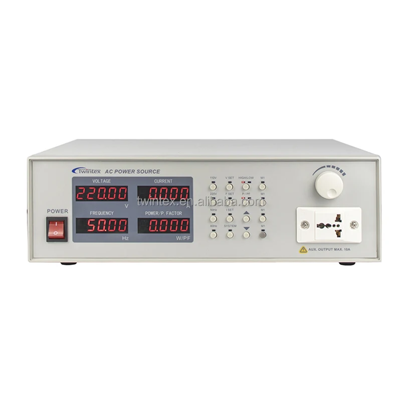 Twintex APS-5101 Портативный однофазный импульсный цифровой регулируемый источник питания переменного тока переменного тока с переменным напряжением 1 кВА
Twintex APS-5101 Портативный однофазный импульсный цифровой регулируемый источник питания переменного тока переменного тока с переменным напряжением 1 кВА
