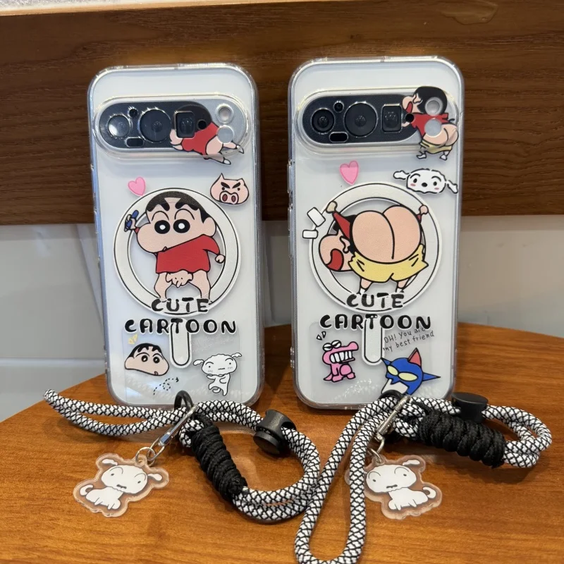 Cute cartoon Crayon Shin-chan Magsafe Wireless Charge Case For Google Pixel 9 10 pro XL 9Pro 10Pro 9ProXL Funny Magnetic Holder
Cute cartoon Crayon Shin-chan Magsafe Wireless Charge Case For Google Pixel 9 10 pro XL 9Pro 10Pro 9ProXL Funny Magnetic Holder