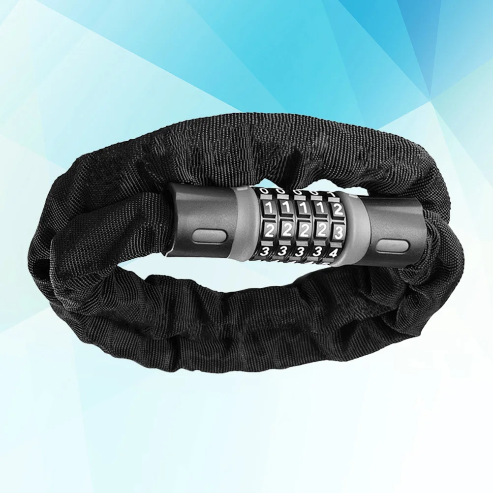 Bicycle Lock 5- Password Anti-Theft Heavy Duty Chain Combination Grey Electric Bike Cable Locks for Motorcycles Skateboards
Bicycle Lock 5- Password Anti-Theft Heavy Duty Chain Combination Grey Electric Bike Cable Locks for Motorcycles Skateboards