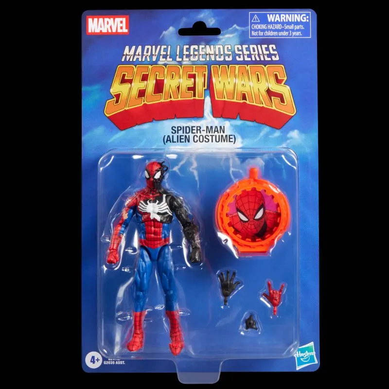 In Stock for Hasbro Marvel Secret War Comic Edition Symbiote Spider-Man 6-inch Action Figure
In Stock for Hasbro Marvel Secret War Comic Edition Symbiote Spider-Man 6-inch Action Figure