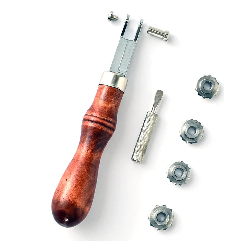 Leather Punching Spacing Wheel, DIY Handmade Leather Craft Tool Scribing Point Scribing Wheel
Leather Punching Spacing Wheel, DIY Handmade Leather Craft Tool Scribing Point Scribing Wheel