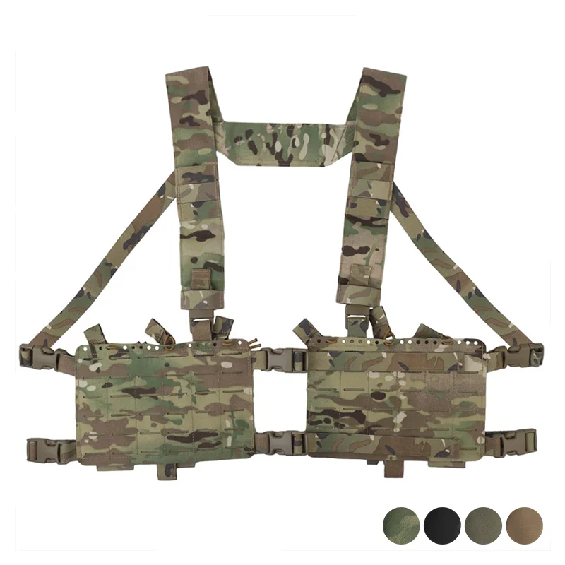 Alpha 34 Split Front Chest Rig Modular Quick Release System Laser Cut Mount Panels for Hunting Simulation Gear Storage
Alpha 34 Split Front Chest Rig Modular Quick Release System Laser Cut Mount Panels for Hunting Simulation Gear Storage