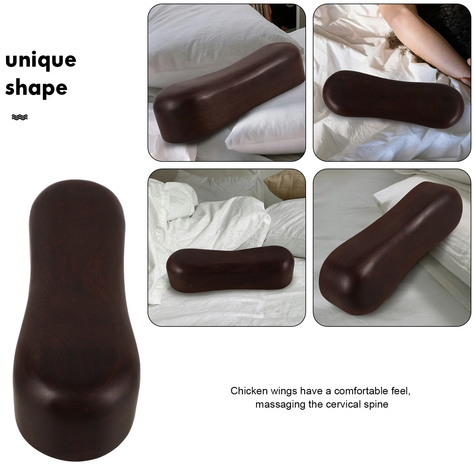 Solid Wooden Neck Pillow Natural Sauna Accessories Cervical Support Pillow for Neck Pain Shoulder Relaxation Steam Room Use
Solid Wooden Neck Pillow Natural Sauna Accessories Cervical Support Pillow for Neck Pain Shoulder Relaxation Steam Room Use