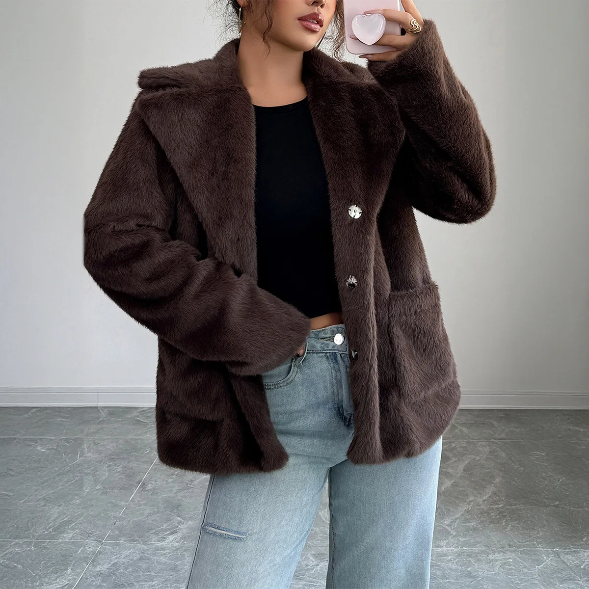 2025 Autumn Winter Fashion Versatile Elegant Turn-Down Collar Sweater Coat Women's Clothing
2025 Autumn Winter Fashion Versatile Elegant Turn-Down Collar Sweater Coat Women's Clothing