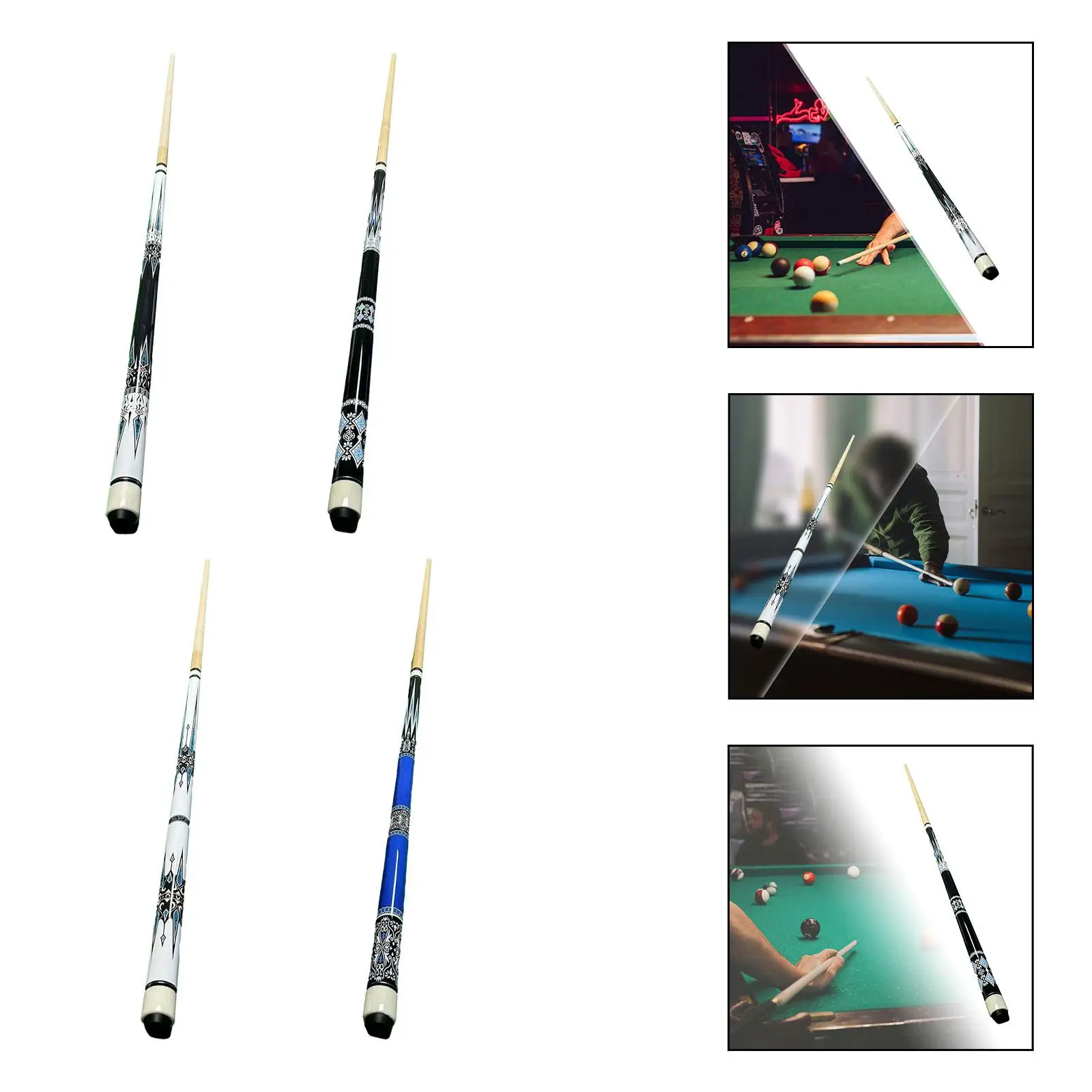 Practice Billiard Cue Stick 1/2 Split Structure Wooden Pool Cue for Beginner Professional Pool Table
Practice Billiard Cue Stick 1/2 Split Structure Wooden Pool Cue for Beginner Professional Pool Table