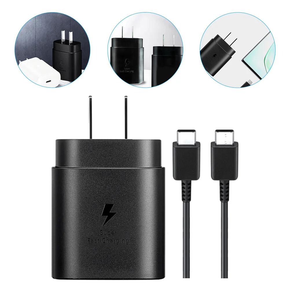 Mobile Phone Chargers Charging Cable Smartphone Plastic Supplies 25W Compatible with Samsung Plug
Mobile Phone Chargers Charging Cable Smartphone Plastic Supplies 25W Compatible with Samsung Plug