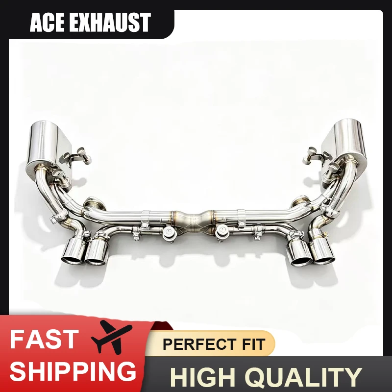 Catback Exhaust for Porsche 911 (997.1/997.2) 3.8 Carrera 2004-2012 High Performance 304 Stainless Steel Exhaust Pipe Muffler
Catback Exhaust for Porsche 911 (997.1/997.2) 3.8 Carrera 2004-2012 High Performance 304 Stainless Steel Exhaust Pipe Muffler