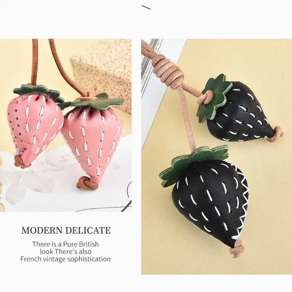 Multi-color Fruit Pomegranate Pendant Strawberry Hanger Pu Leather Keychain Fashion Handmade Bag Pendant Car Accessory
Multi-color Fruit Pomegranate Pendant Strawberry Hanger Pu Leather Keychain Fashion Handmade Bag Pendant Car Accessory