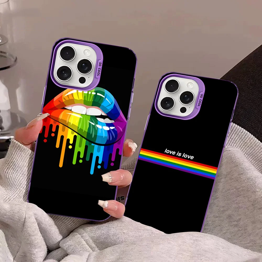 Gay Lesbian LGBT Rainbow Pride Phone Case For iPhone 16 15 14 13 12 11 Pro Max X XR XSMAX 8 7 Plus Matte Shockproof Back Cover
Gay Lesbian LGBT Rainbow Pride Phone Case For iPhone 16 15 14 13 12 11 Pro Max X XR XSMAX 8 7 Plus Matte Shockproof Back Cover