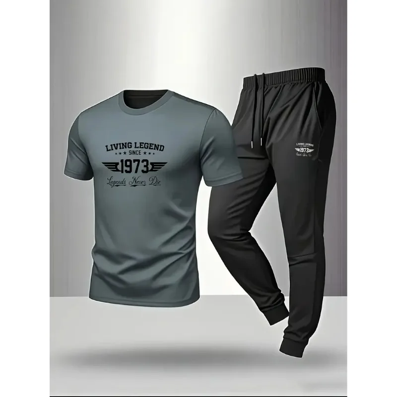 Summer men's urban new letter printed breathable micro elastic round neck T-shirt and pants set outdoor casual wear
Summer men's urban new letter printed breathable micro elastic round neck T-shirt and pants set outdoor casual wear