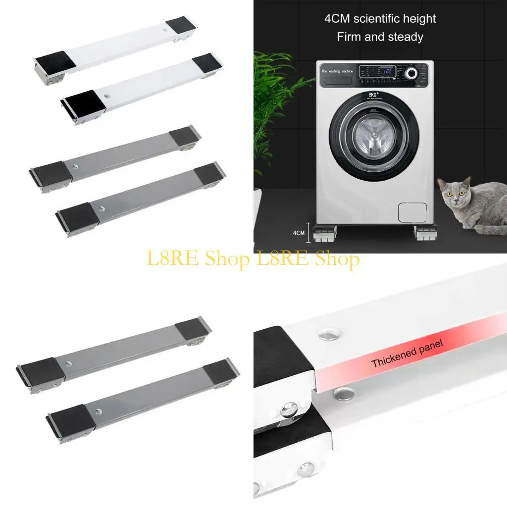 L8RE Heavy Duty Furniture Rollers Mobile Washing Machine Base Fridge Stand Mobile
L8RE Heavy Duty Furniture Rollers Mobile Washing Machine Base Fridge Stand Mobile