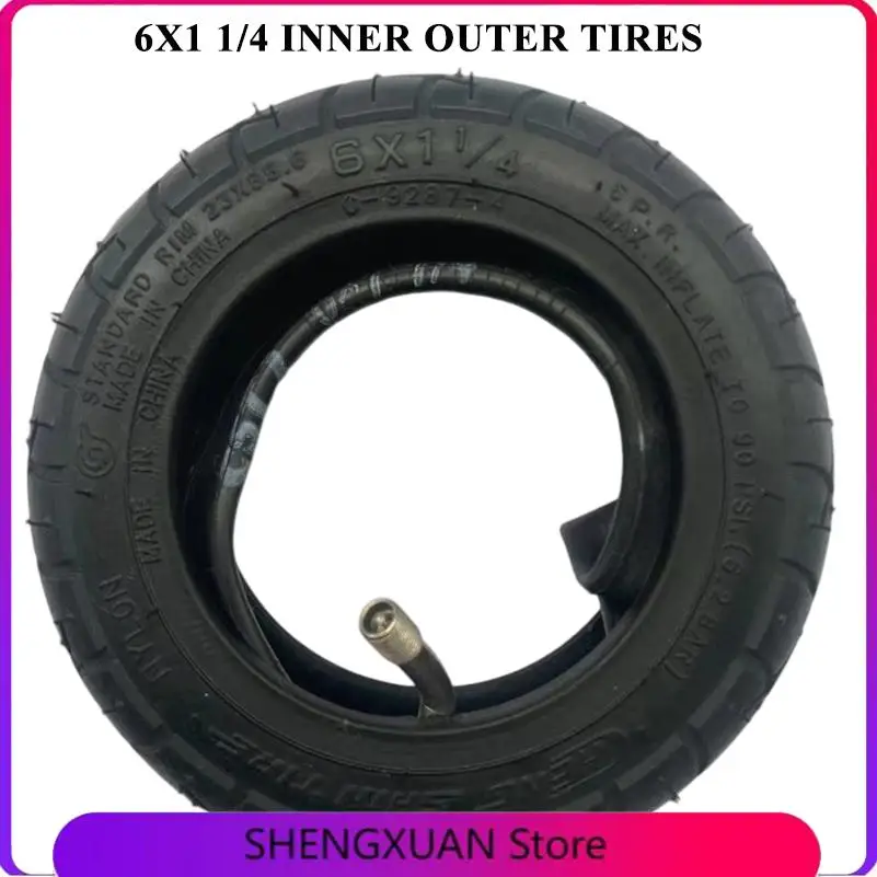 High quality 6-inch 6x1 1/4 inner and outer tires for electric scooter inflatable tire accessories
High quality 6-inch 6x1 1/4 inner and outer tires for electric scooter inflatable tire accessories