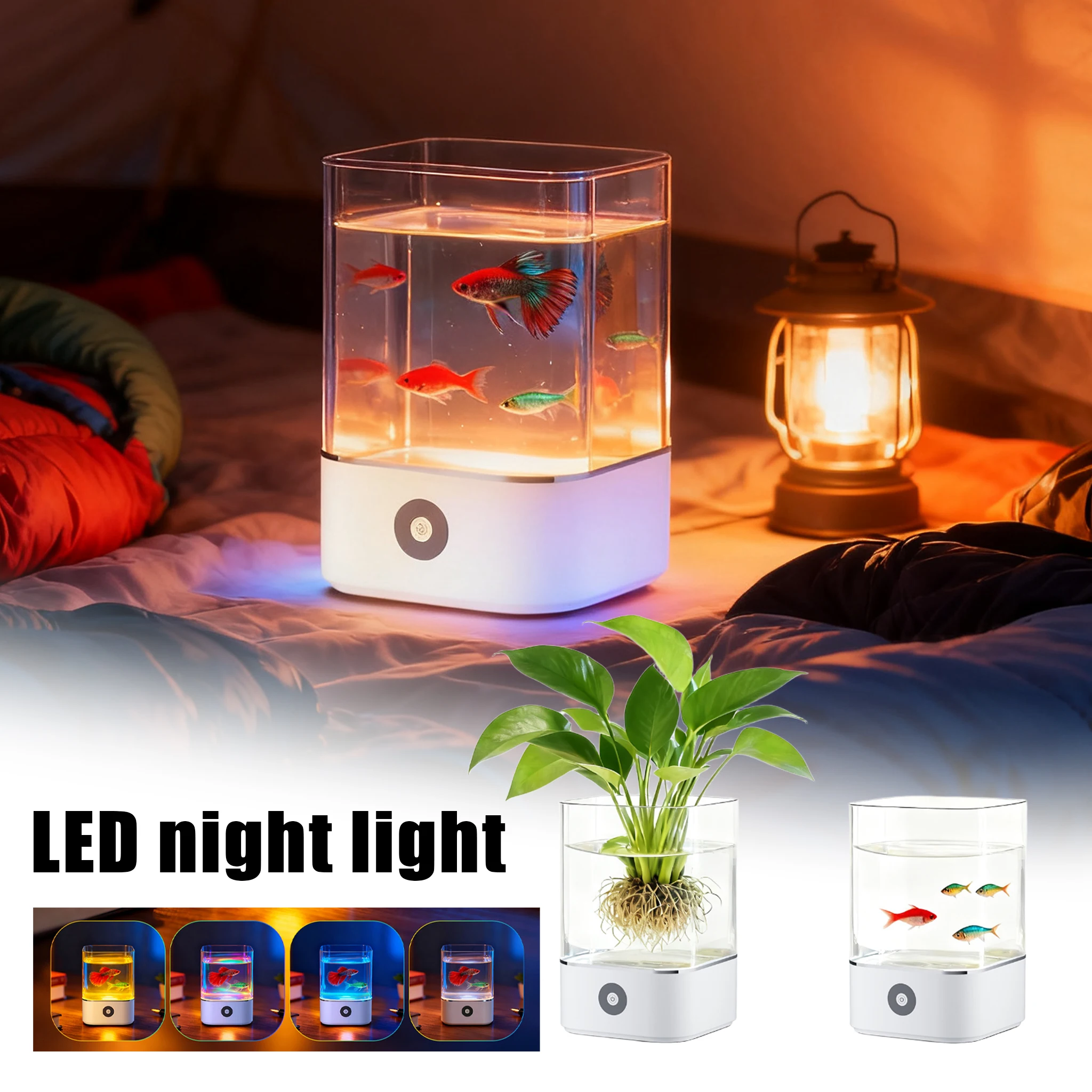 Ночник, меняющий цвет, очиститель воздуха для спальни с питанием от USB, аквариумная лампа, дизайнерская прикроватная подарочная лампа
Ночник, меняющий цвет, очиститель воздуха для спальни с питанием от USB, аквариумная лампа, дизайнерская прикроватная подарочная лампа