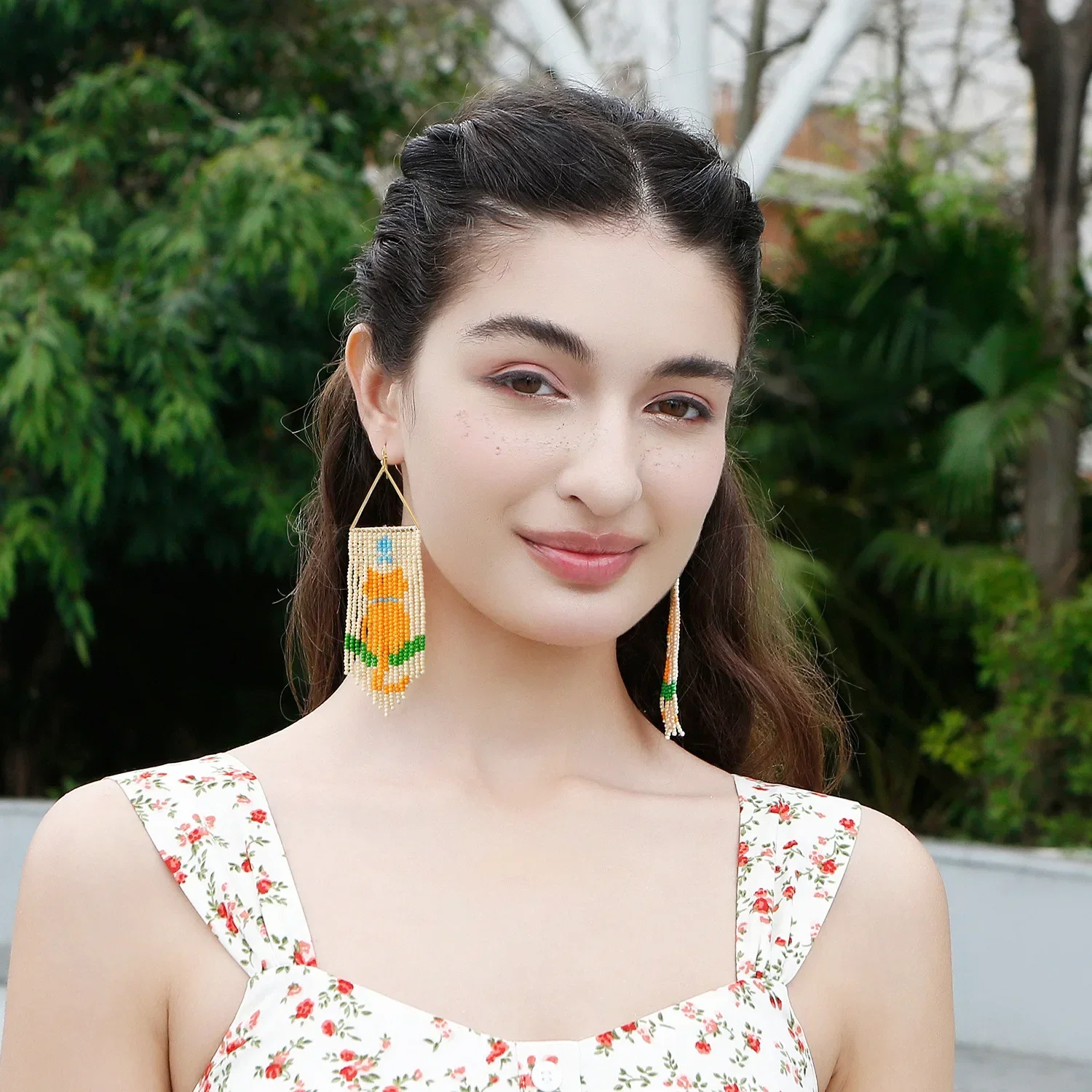 ZGMXR Rice Beaded Earrings Tassel Cartoon Cat Bohemia Hand Knitting Alloy Female Fashion Simple Earring
ZGMXR Rice Beaded Earrings Tassel Cartoon Cat Bohemia Hand Knitting Alloy Female Fashion Simple Earring