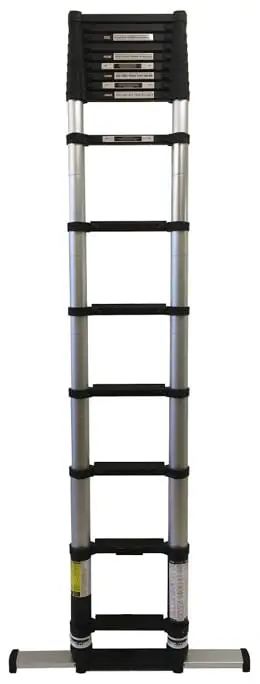 Telescoping Extension Ladder Type I 250 lb Capacity Tallest 16.75ft - Height 20.5ft Reach exceeds ANSI Standard Compact Collapsi
Telescoping Extension Ladder Type I 250 lb Capacity Tallest 16.75ft - Height 20.5ft Reach exceeds ANSI Standard Compact Collapsi