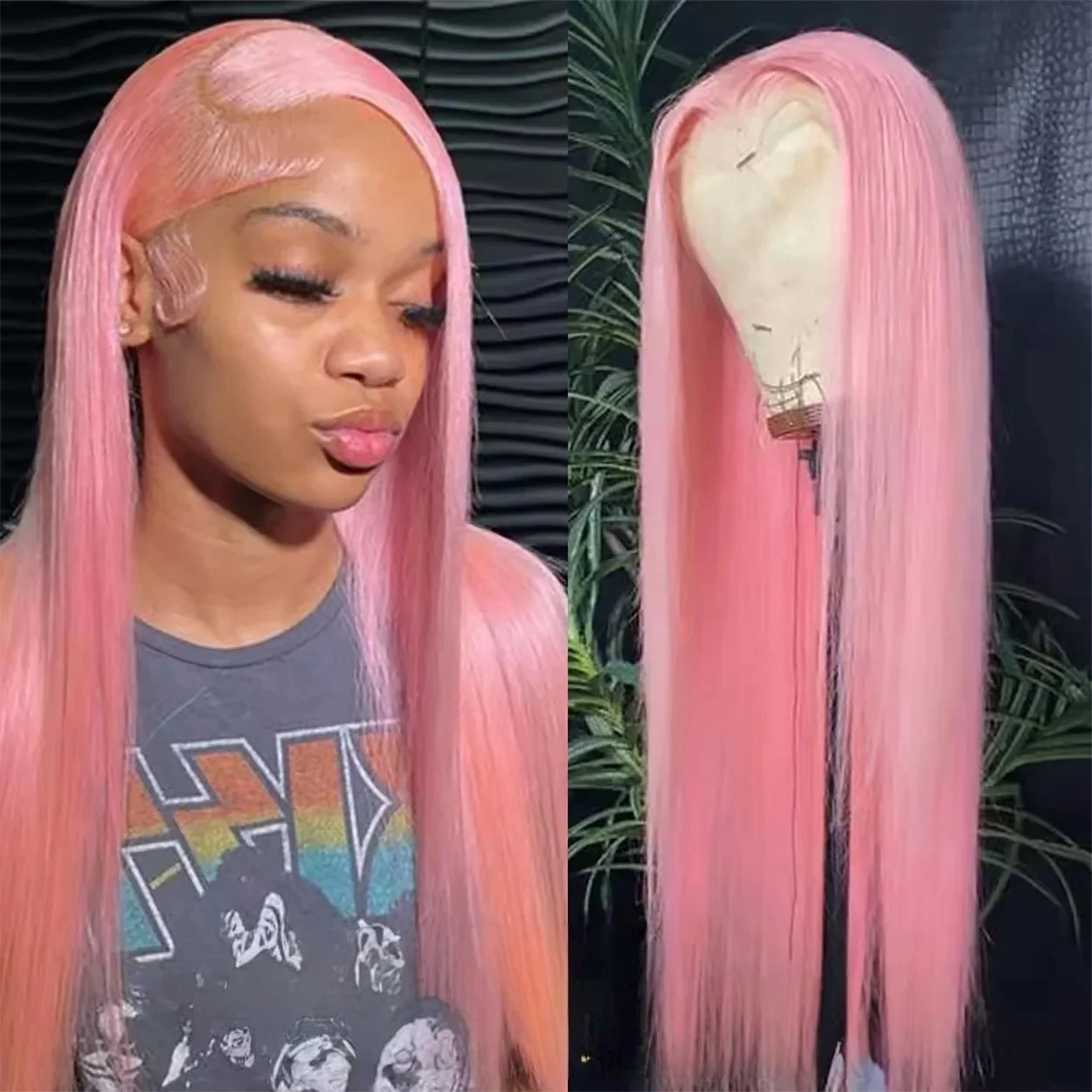 Pink Wig Long Straight Lace Front Wig 13x4 HD Free Part Glueless With Baby Hair Small Knots Synthetic High Quality Daily Cosplay
Pink Wig Long Straight Lace Front Wig 13x4 HD Free Part Glueless With Baby Hair Small Knots Synthetic High Quality Daily Cosplay