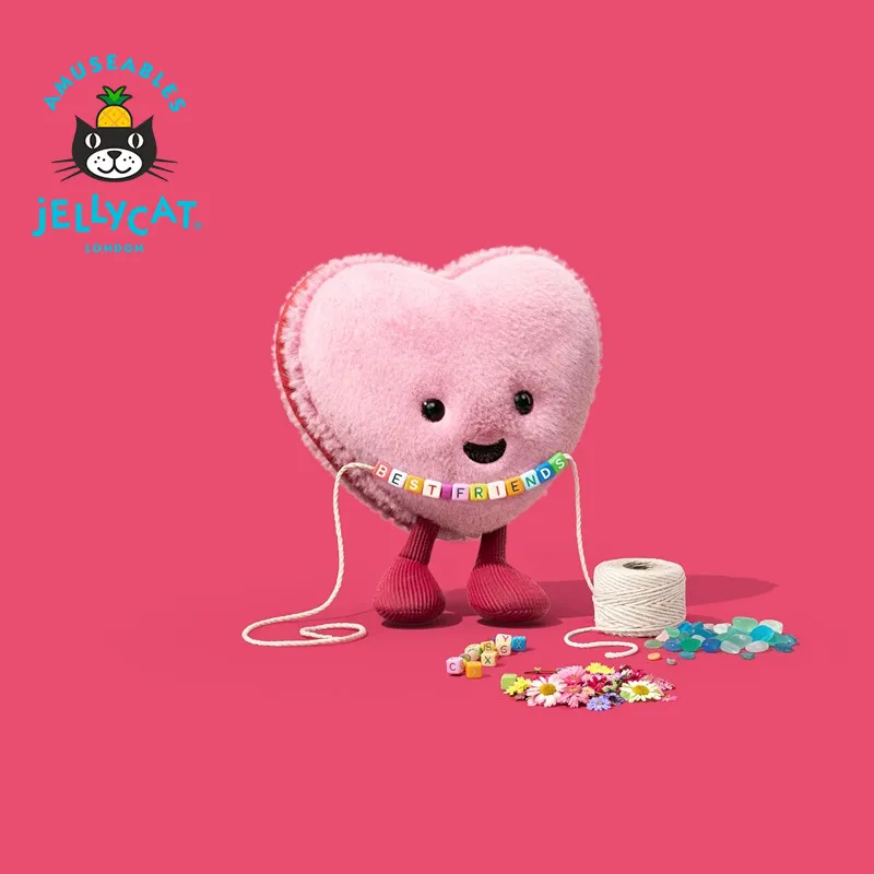Оригинальная плюшевая игрушка Jellycat Amuseables Heart Macaron из Великобритании, очень мягкая, милая, для декора спальни, романтический свадебный подарок
Оригинальная плюшевая игрушка Jellycat Amuseables Heart Macaron из Великобритании, очень мягкая, милая, для декора спальни, романтический свадебный подарок