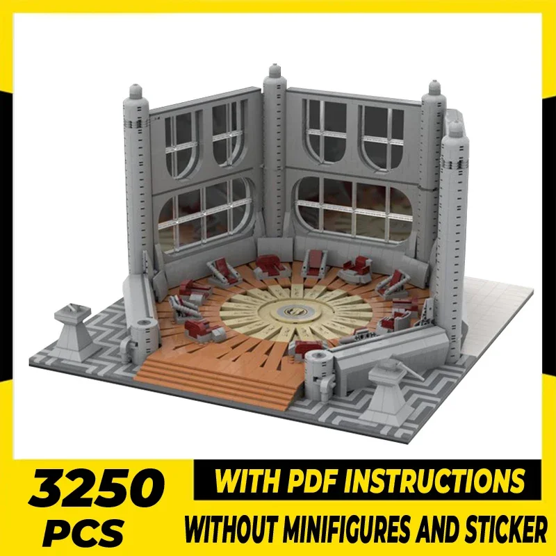 Звездная модель фильма Moc, строительные кирпичи UCS, технология High Council Chamber, модульные блоки, подарки, рождественские игрушки, наборы «сделай сам», сборка
Звездная модель фильма Moc, строительные кирпичи UCS, технология High Council Chamber, модульные блоки, подарки, рождественские игрушки, наборы «сделай сам», сборка