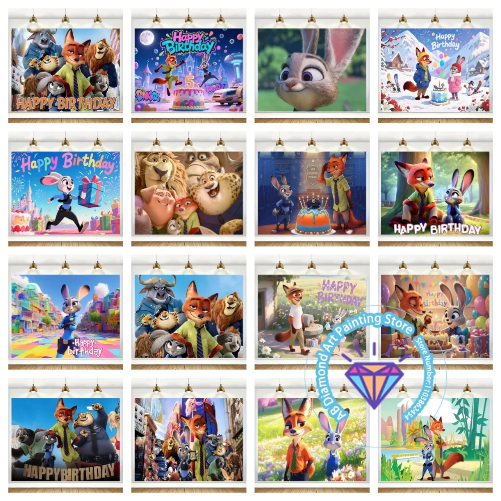 Zootopia Judy Nick AB Diamond Drawing Kit Square Round Diamond 5D DIY Mosaic Handmade Art Birthday Unique Gift Crafts Home Decor
Zootopia Judy Nick AB Diamond Drawing Kit Square Round Diamond 5D DIY Mosaic Handmade Art Birthday Unique Gift Crafts Home Decor