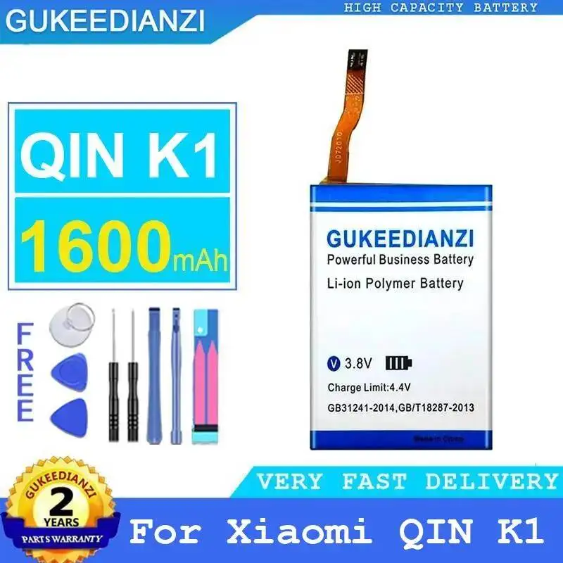 Надежная аккумуляторная батарея 1600 мАч для мобильного телефона Xiaomi Qin K1 с высокой емкостью
Надежная аккумуляторная батарея 1600 мАч для мобильного телефона Xiaomi Qin K1 с высокой емкостью