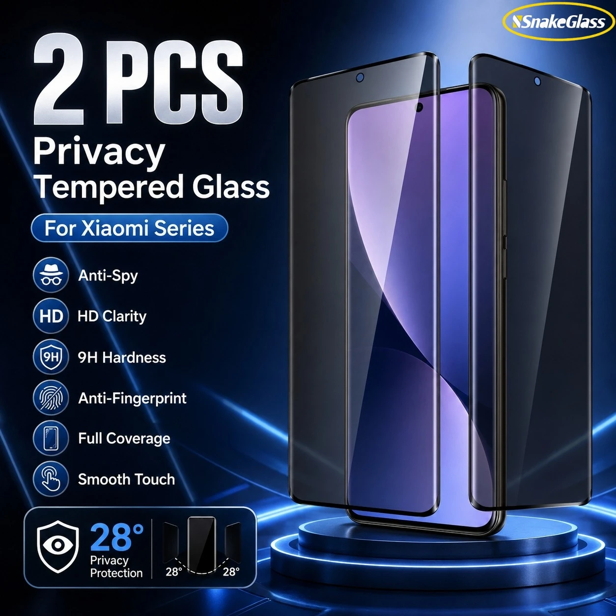 2Pcs Privacy Protective Film for Xiaomi 15s Pro 15/14Ultra 14Pro 13Lite 12s 12X 10Pro 5G Anti-Peep Tempered Glass Anti-Scratch
2Pcs Privacy Protective Film for Xiaomi 15s Pro 15/14Ultra 14Pro 13Lite 12s 12X 10Pro 5G Anti-Peep Tempered Glass Anti-Scratch
