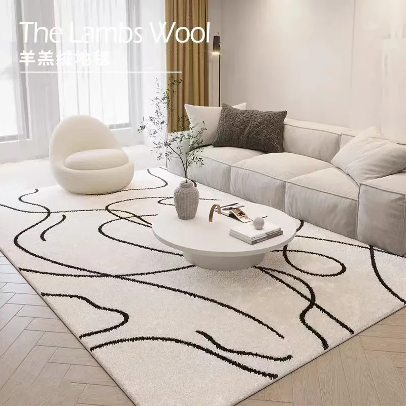 Light Luxury Lines Sofa and Carpet Modern Minimalist Living Room Coffee Table Carpet Home Room Wall-to-Wall Carpet
Light Luxury Lines Sofa and Carpet Modern Minimalist Living Room Coffee Table Carpet Home Room Wall-to-Wall Carpet