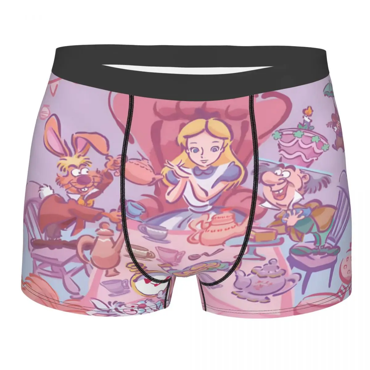 Мужские трусы-боксеры с изображением Чеширского кота из Страны чудес, эластичные, с мультяшным принтом, мягкие, для мужчин
Мужские трусы-боксеры с изображением Чеширского кота из Страны чудес, эластичные, с мультяшным принтом, мягкие, для мужчин