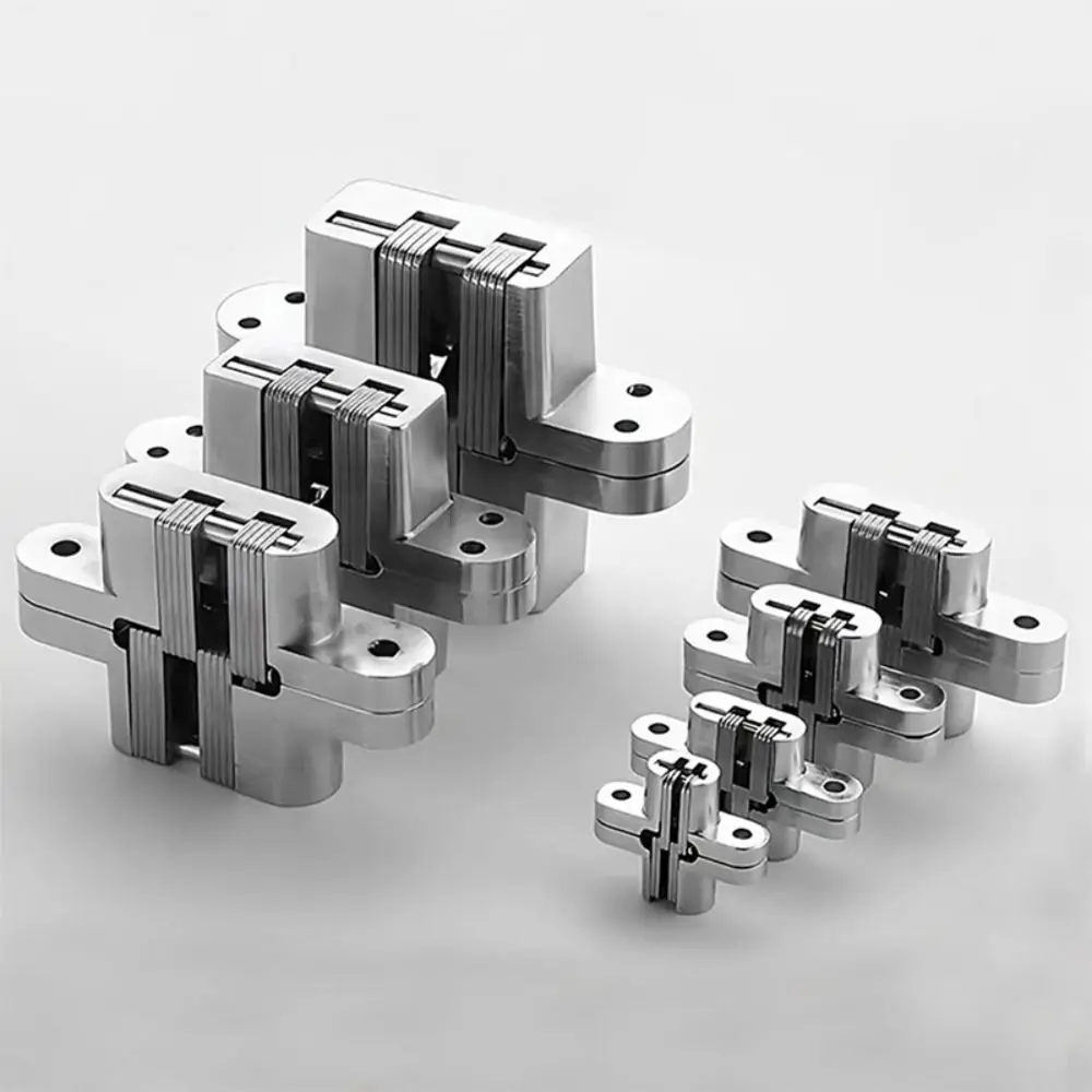 1pc Multiple Uses Stainless Steel Hinge 180 Degree Concealed Cross Hinges Invisible Zinc Alloy Door Hinge for Cabinet Door
1pc Multiple Uses Stainless Steel Hinge 180 Degree Concealed Cross Hinges Invisible Zinc Alloy Door Hinge for Cabinet Door