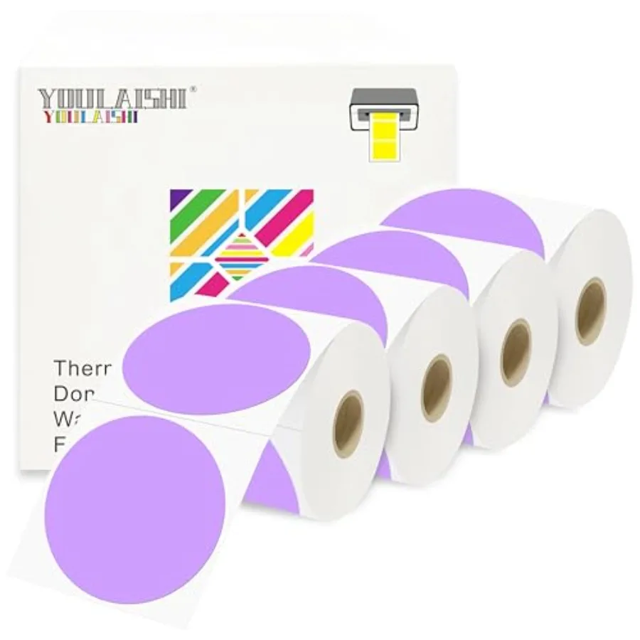 3 X 3 Inch Color Coding Dot Labels Circle Thermal Printable Waterproof 2000 Pcs Round Stickers Adhesive Writable for Office, Ho
3 X 3 Inch Color Coding Dot Labels Circle Thermal Printable Waterproof 2000 Pcs Round Stickers Adhesive Writable for Office, Ho