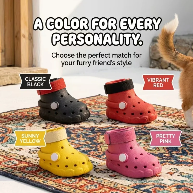 Summer Breathable Dog Sandals Soft Sole Outdoor Clogs All Season Pet Booties Small & Medium Dogs
Summer Breathable Dog Sandals Soft Sole Outdoor Clogs All Season Pet Booties Small & Medium Dogs