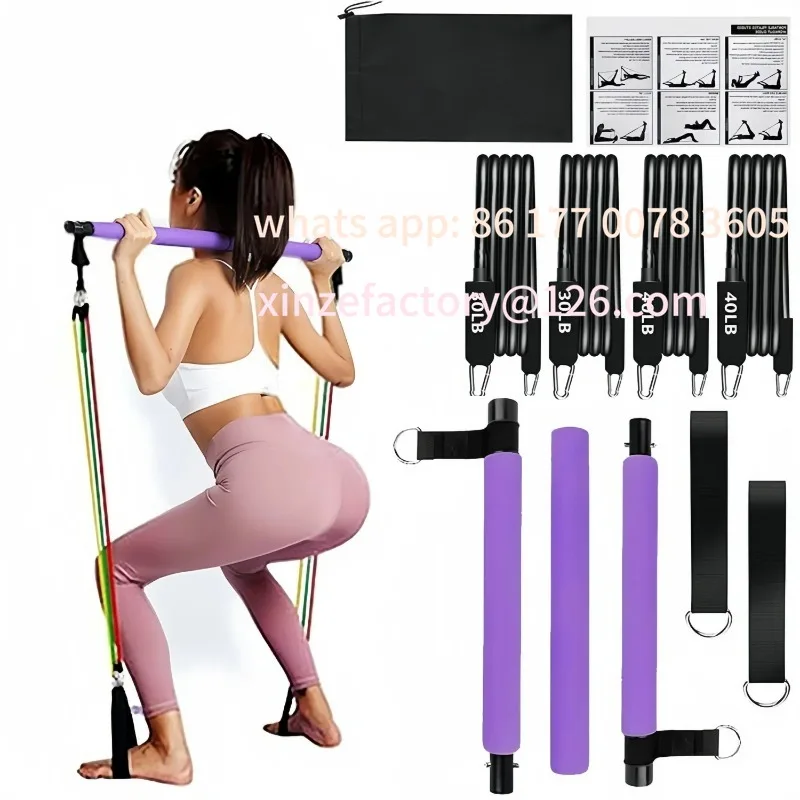Customizable 1Set Fitness Sport Pilates Kit Gym Workout Stick Pilates Exercise Kit with Resistance Band Body Building PullerYoga
Customizable 1Set Fitness Sport Pilates Kit Gym Workout Stick Pilates Exercise Kit with Resistance Band Body Building PullerYoga