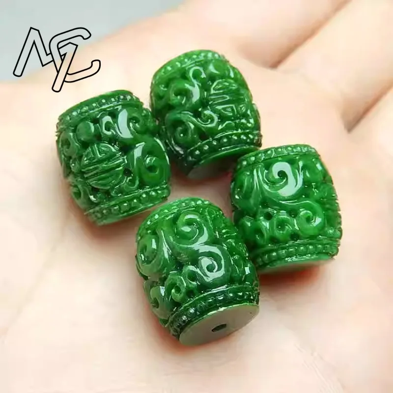 5pc Natural Green Jade Carving Beads DIY Bracelet Bangle Charm Jadeite Jewellery Fashion Accessories Amulet Gifts for Women Men
5pc Natural Green Jade Carving Beads DIY Bracelet Bangle Charm Jadeite Jewellery Fashion Accessories Amulet Gifts for Women Men