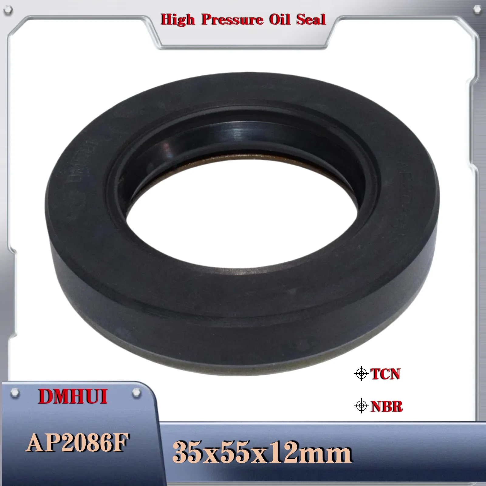 Hydraulic Motor Parts AP2086F High Pressure Oil Seal 35*55*12 35×55×12Hydraulic Pump High-Pressure Skeleton Shaft Oil Seal
Hydraulic Motor Parts AP2086F High Pressure Oil Seal 35*55*12 35×55×12Hydraulic Pump High-Pressure Skeleton Shaft Oil Seal