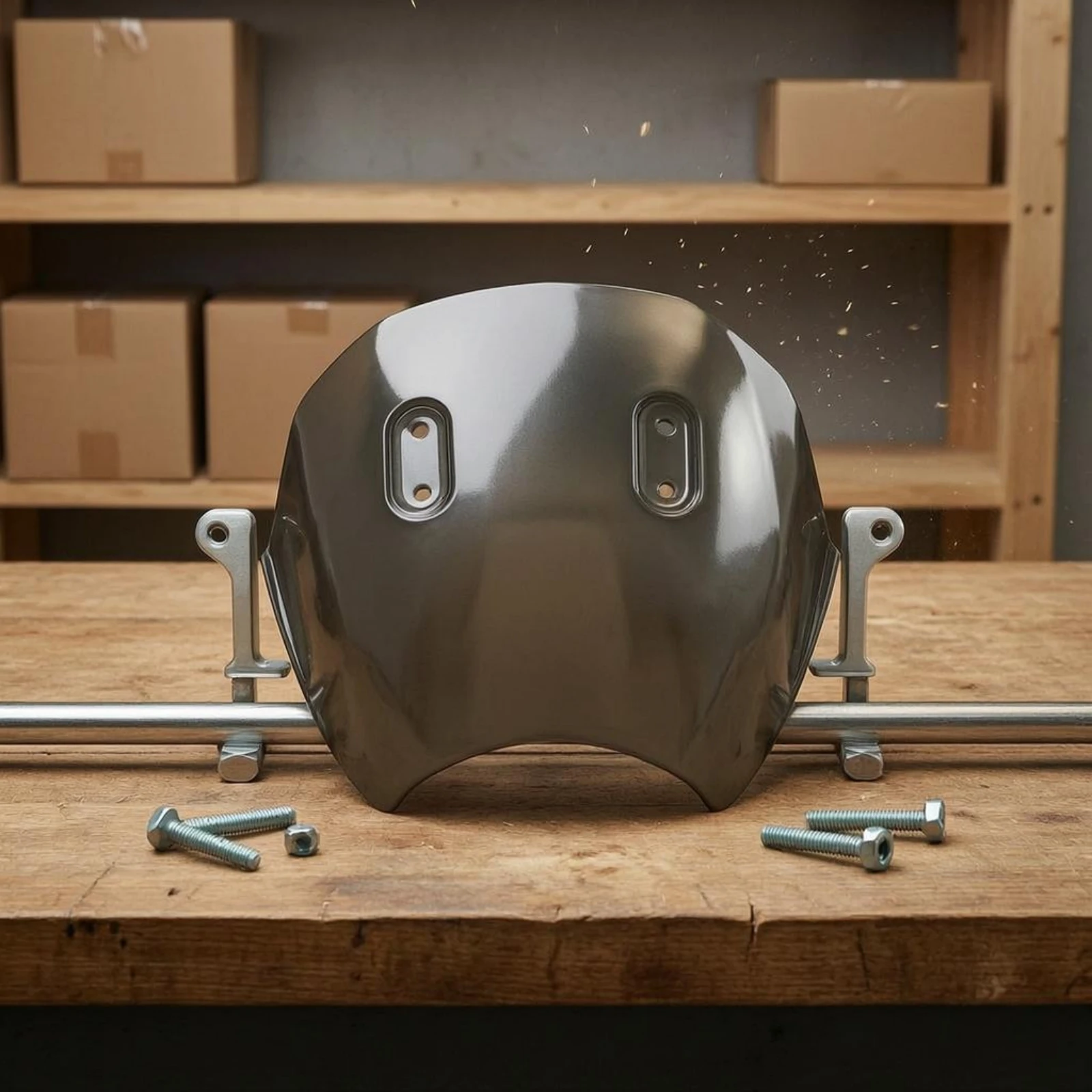 Motorcycle Front Windscreen Vintage Style Curved Glass Screen Engine-Powered Vehicle Accessory Glossy Finish
Motorcycle Front Windscreen Vintage Style Curved Glass Screen Engine-Powered Vehicle Accessory Glossy Finish