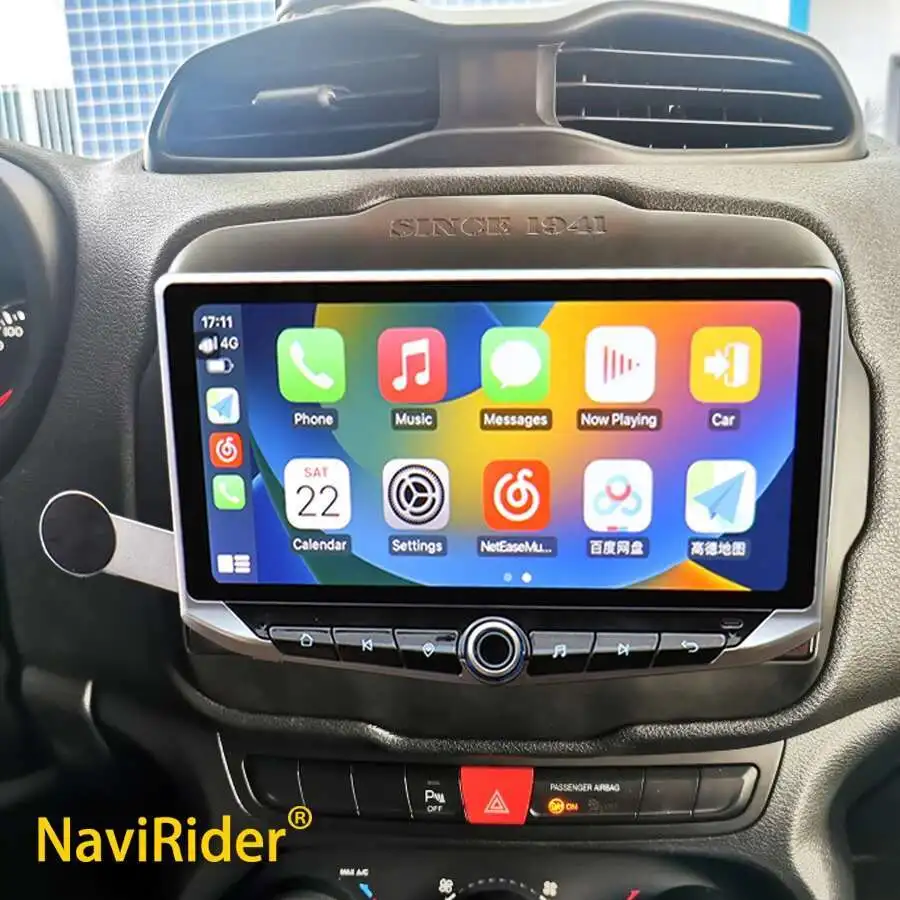10.88" Qled Screen Android 14 Video Player Carplay for Jeep Renegade 2016 2020 Type-C Charging Mobile holder Multimedia Stereo
10.88" Qled Screen Android 14 Video Player Carplay for Jeep Renegade 2016 2020 Type-C Charging Mobile holder Multimedia Stereo