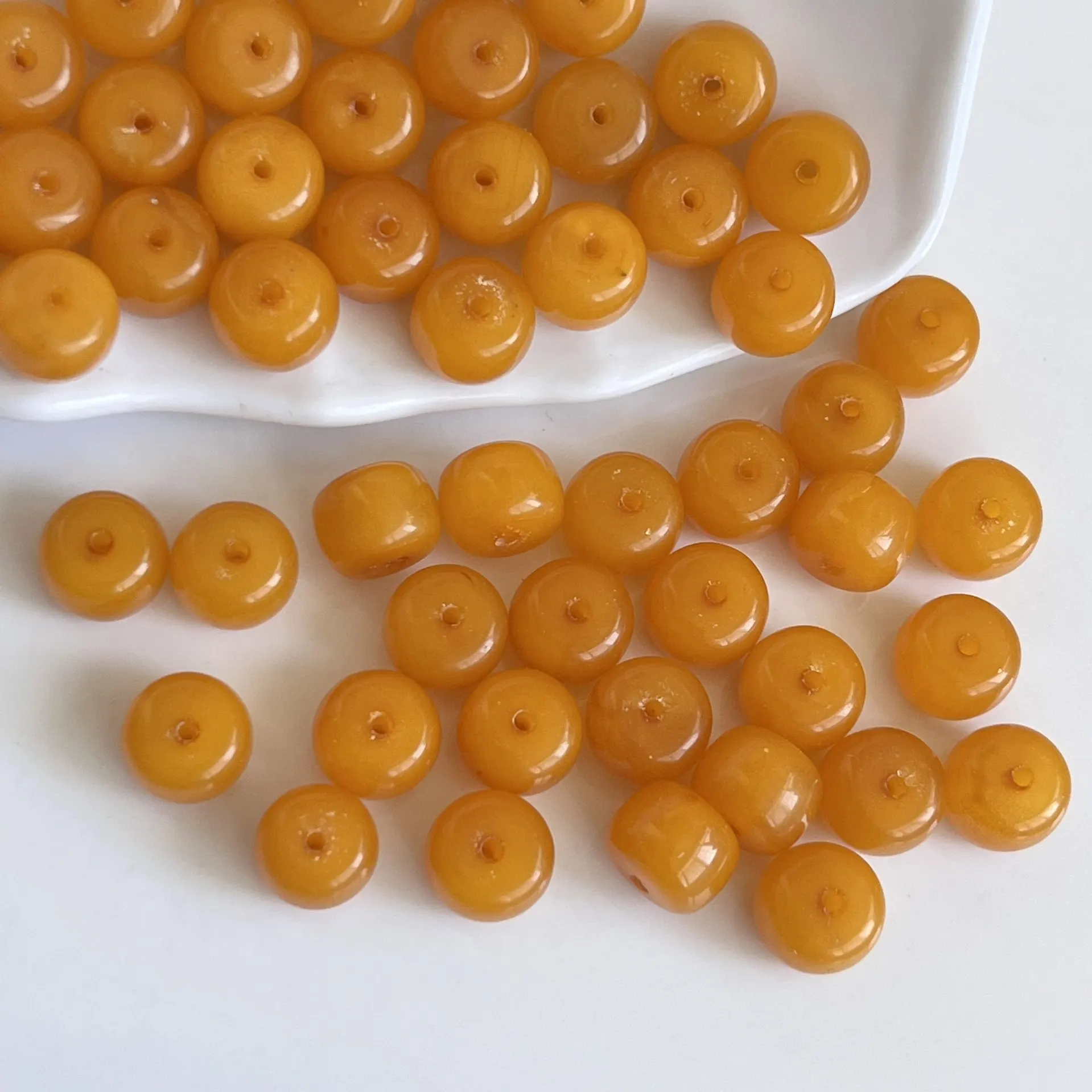 6*8mm Natural Amber Beads For Jewelry Making Diy Bracelet Beaded Necklace Charm Genuine Baltic Old Amber Barrel Bead Accessories
6*8mm Natural Amber Beads For Jewelry Making Diy Bracelet Beaded Necklace Charm Genuine Baltic Old Amber Barrel Bead Accessories