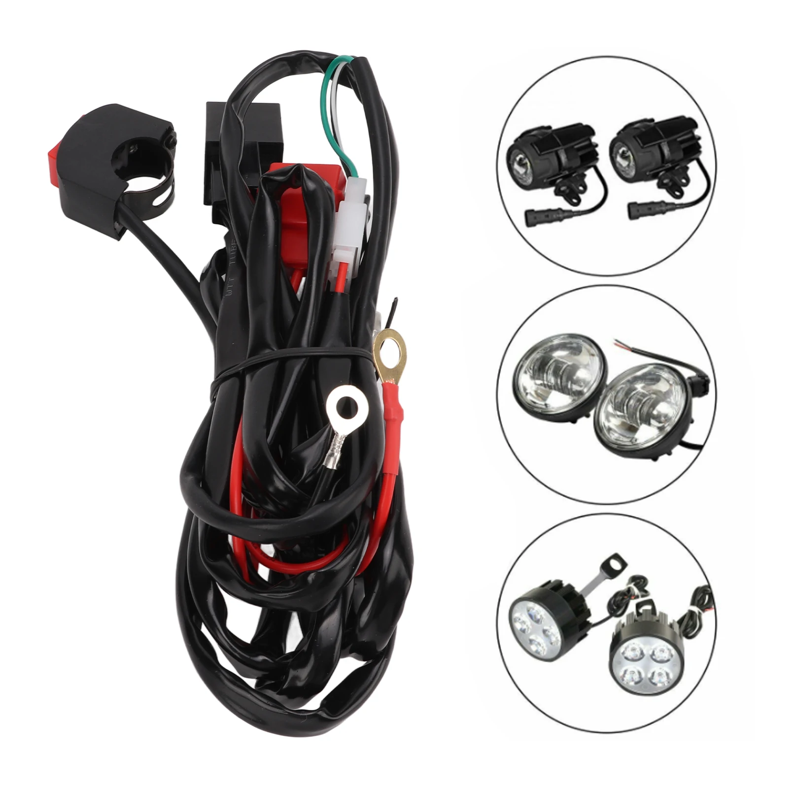 Motorcycle LED Work Light Wiring Harness 12V 40A for 9‑32V Dirt Bikes ATV Electric Car Motorcycle Relay Wiring Harness
Motorcycle LED Work Light Wiring Harness 12V 40A for 9‑32V Dirt Bikes ATV Electric Car Motorcycle Relay Wiring Harness