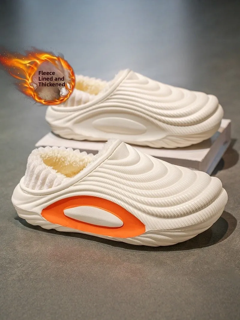 Men's Winter Thickened Cotton Slippers Fleece Lined Slip-On Soft Bottom Comfortable Wearable Outdoor Slippers for Teens
Men's Winter Thickened Cotton Slippers Fleece Lined Slip-On Soft Bottom Comfortable Wearable Outdoor Slippers for Teens