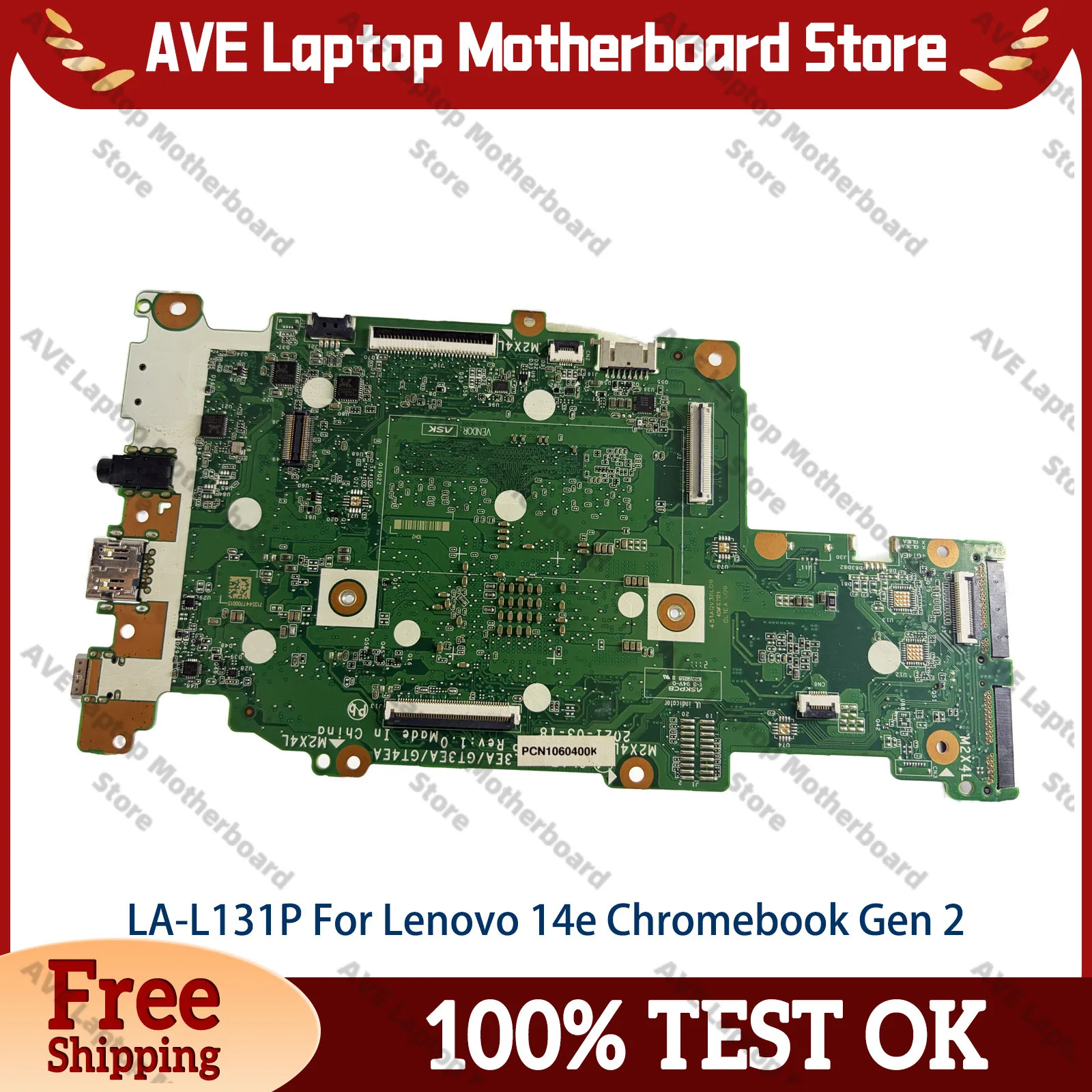 LA-L131P For Lenovo 14e Chromebook Gen 2 Laptop Motherboard with AMD CPU 4GB 8GB RAM 32GB 64GB SSD 100% Fully Tested
LA-L131P For Lenovo 14e Chromebook Gen 2 Laptop Motherboard with AMD CPU 4GB 8GB RAM 32GB 64GB SSD 100% Fully Tested