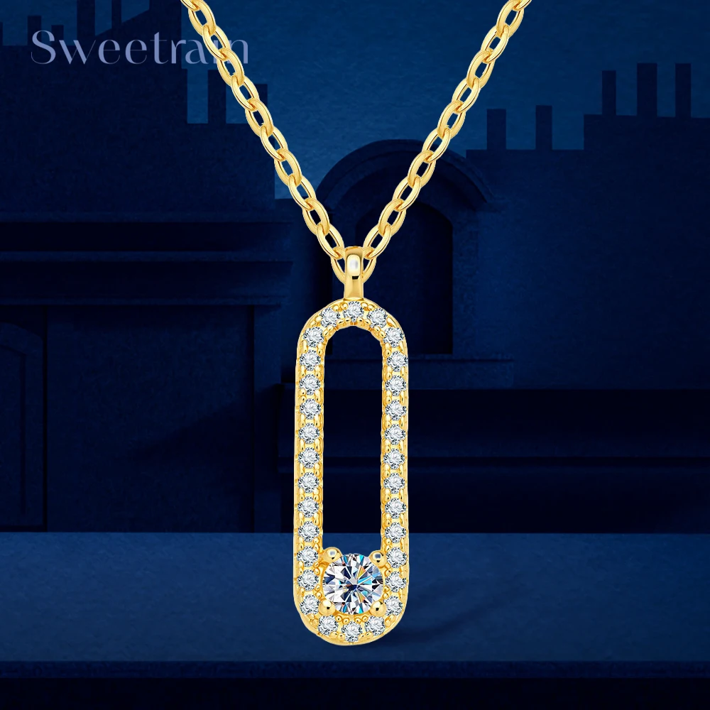 3mm Moissanite Pandant Necklace for Women High Quality 925 Sterling Silver Paperclip Chain Necklace Party Birthday Daily Jewelry
3mm Moissanite Pandant Necklace for Women High Quality 925 Sterling Silver Paperclip Chain Necklace Party Birthday Daily Jewelry