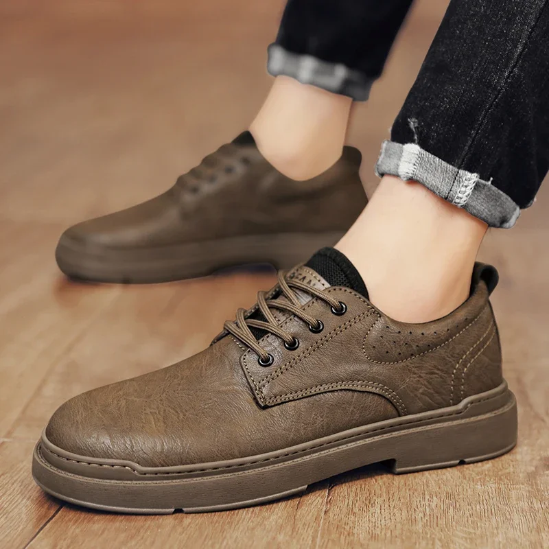 Классические мужские оксфорды в стиле ретро, качественная кожаная классическая обувь на шнуровке, мужская повседневная обувь, деловые свидания, лоферы
Классические мужские оксфорды в стиле ретро, качественная кожаная классическая обувь на шнуровке, мужская повседневная обувь, деловые свидания, лоферы